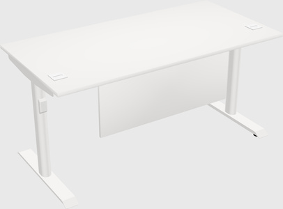 Dual motor electric desk