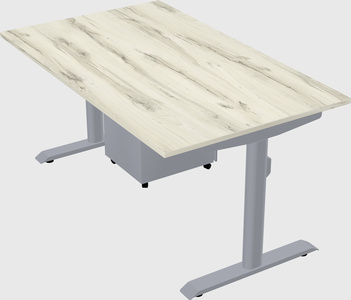 Dual motor electric desk