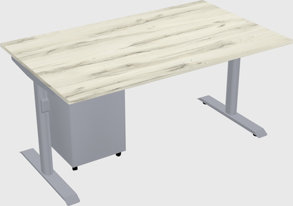 Dual motor electric desk