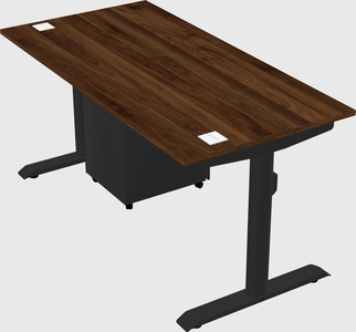 Dual motor electric desk