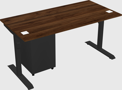Dual motor electric desk