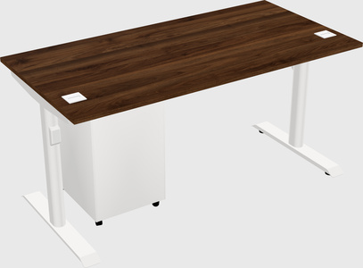 Dual motor electric desk