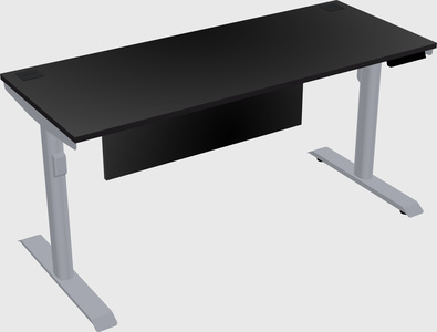 Dual motor electric desk