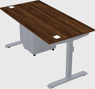 Dual motor electric desk