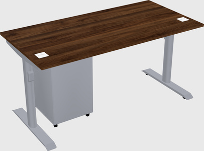 Dual motor electric desk