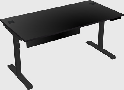 Dual motor electric desk