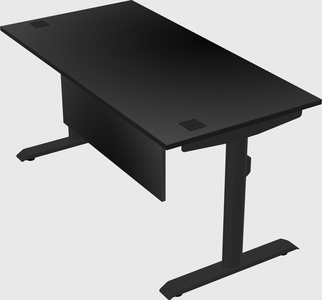 Dual motor electric desk