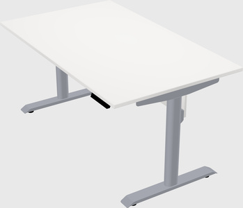 Dual motor electric desk