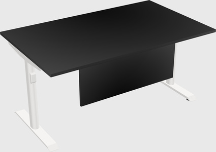 Dual motor electric desk