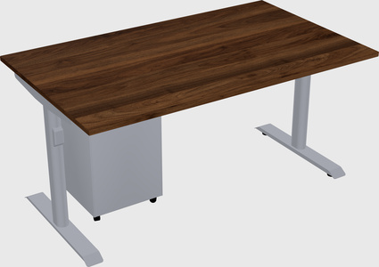Dual motor electric desk