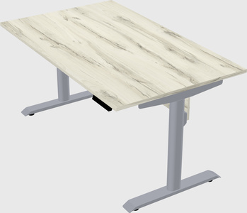 Dual motor electric desk