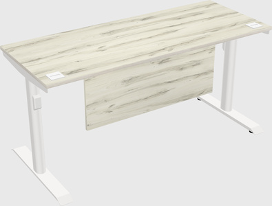 Dual motor electric desk