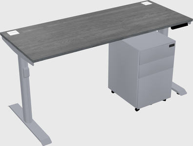Dual motor electric desk