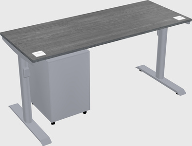 Dual motor electric desk