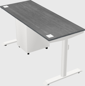 Dual motor electric desk