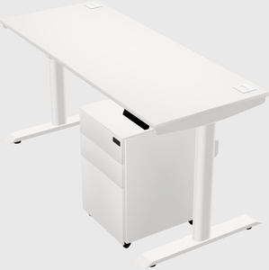Dual motor electric desk