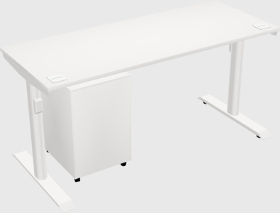 Dual motor electric desk