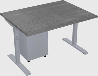 Dual motor electric desk