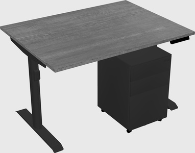 Dual motor electric desk