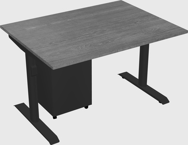 Dual motor electric desk