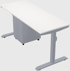 Dual motor electric desk