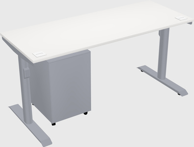 Dual motor electric desk