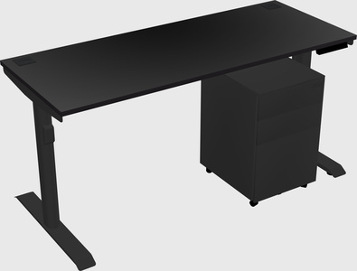 Dual motor electric desk