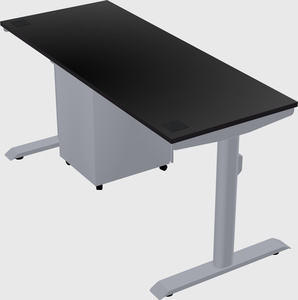Dual motor electric desk