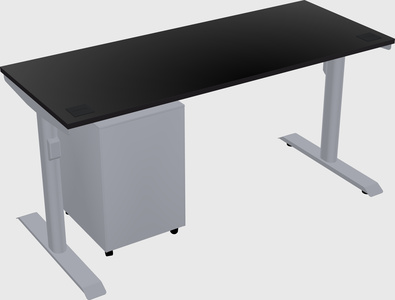 Dual motor electric desk