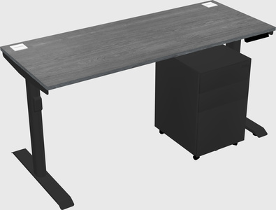 Dual motor electric desk