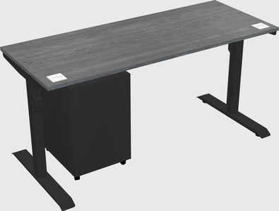 Dual motor electric desk