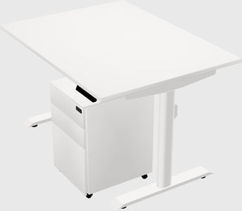 Dual motor electric desk