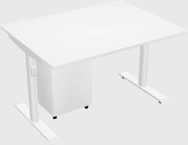 Dual motor electric desk