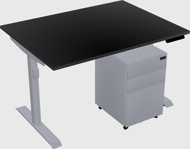 Dual motor electric desk