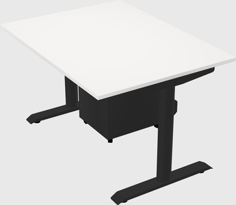 Dual motor electric desk