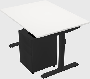 Dual motor electric desk
