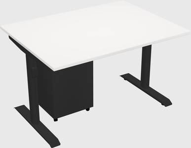 Dual motor electric desk