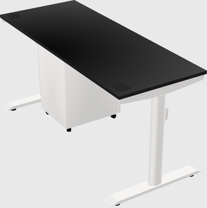 Dual motor electric desk