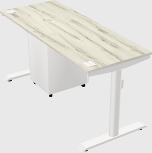 Dual motor electric desk