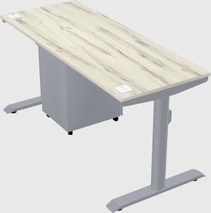 Dual motor electric desk