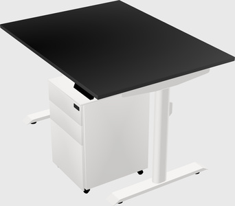 Dual motor electric desk