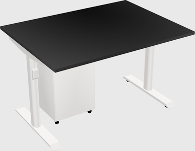 Dual motor electric desk