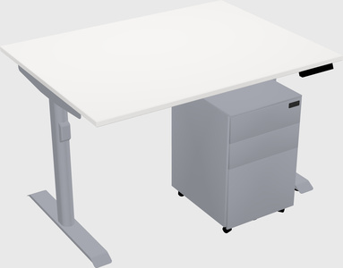 Dual motor electric desk