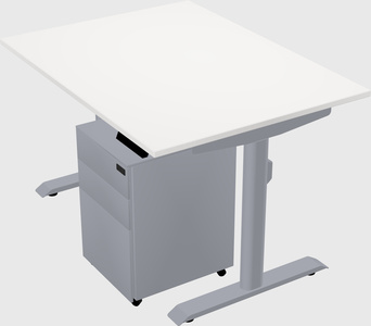 Dual motor electric desk