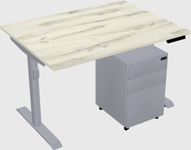 Dual motor electric desk