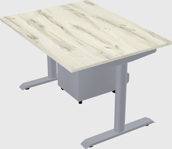 Dual motor electric desk