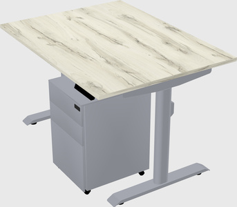 Dual motor electric desk