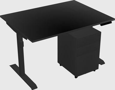 Dual motor electric desk