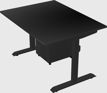 Dual motor electric desk