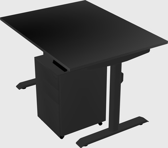 Dual motor electric desk